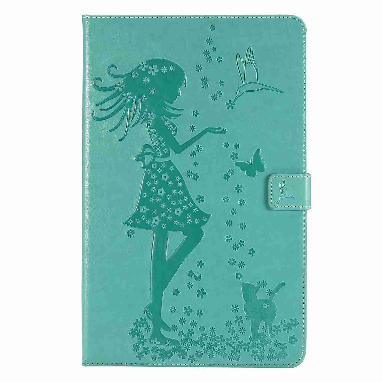 Case for Samsung Galaxy Tab A7 Lite 8.7 Inch 2021 (SM-T220/T225), Card Slot Shockproof PU Leather Case Flip Wallet Protective Cover