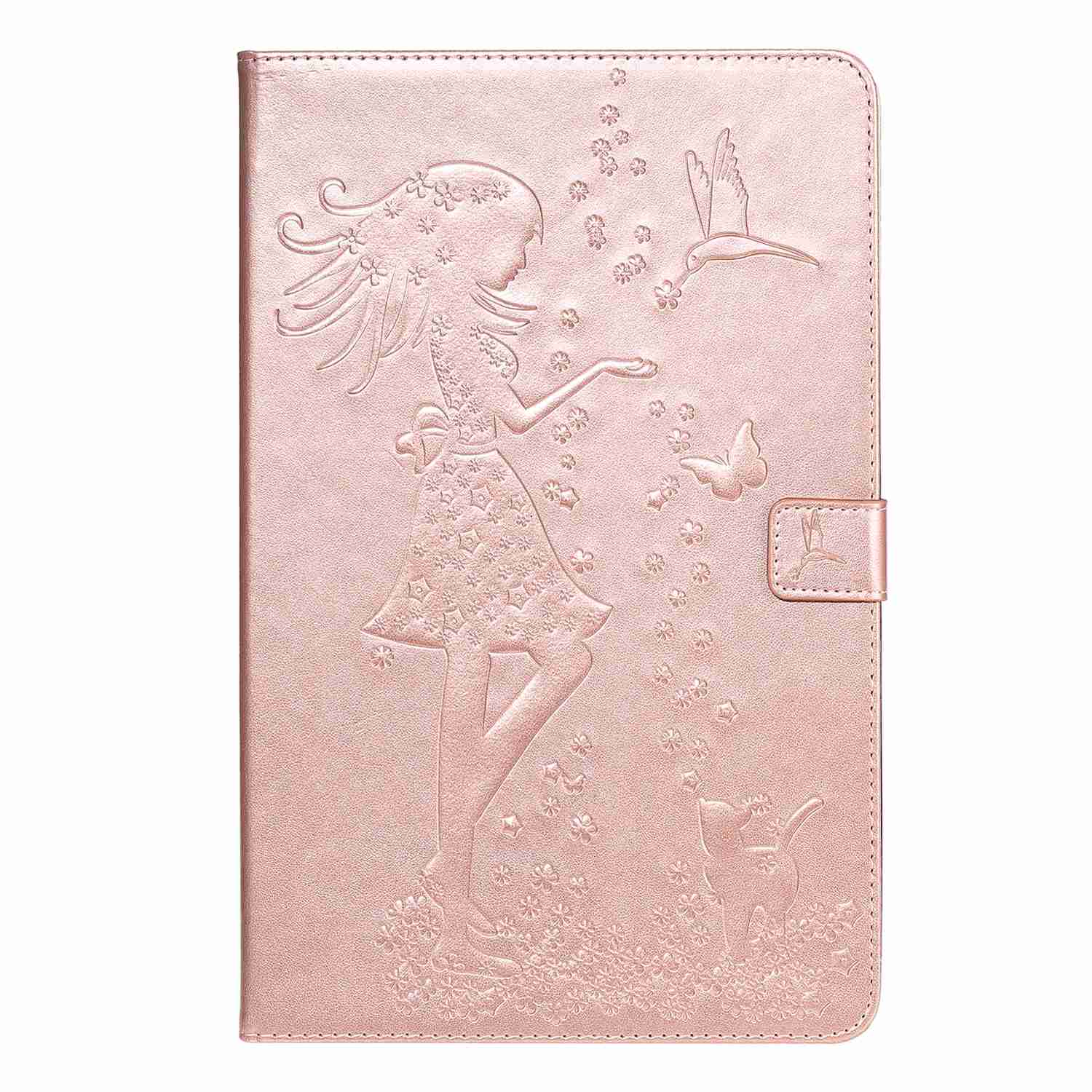 Case for Samsung Galaxy Tab A7 Lite 8.7 Inch 2021 (SM-T220/T225), Card Slot Shockproof PU Leather Case Flip Wallet Protective Cover