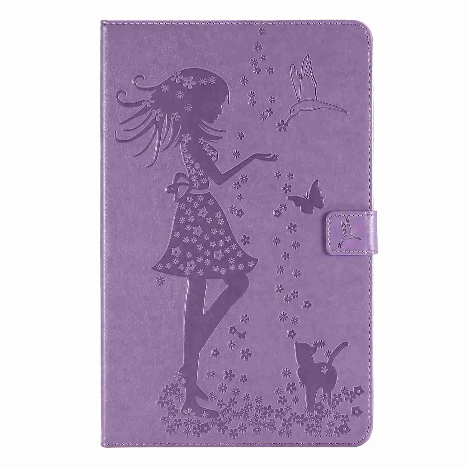 Case for Samsung Galaxy Tab A7 Lite 8.7 Inch 2021 (SM-T220/T225), Card Slot Shockproof PU Leather Case Flip Wallet Protective Cover