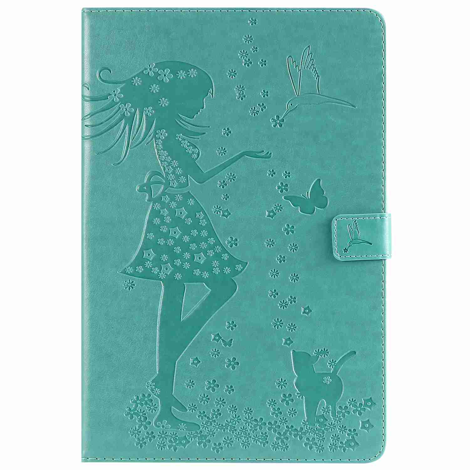 Case for Samsung Galaxy Tab S4 10.5 T830 T835, Card Slot Shockproof PU Leather Case Flip Wallet Protective Cover