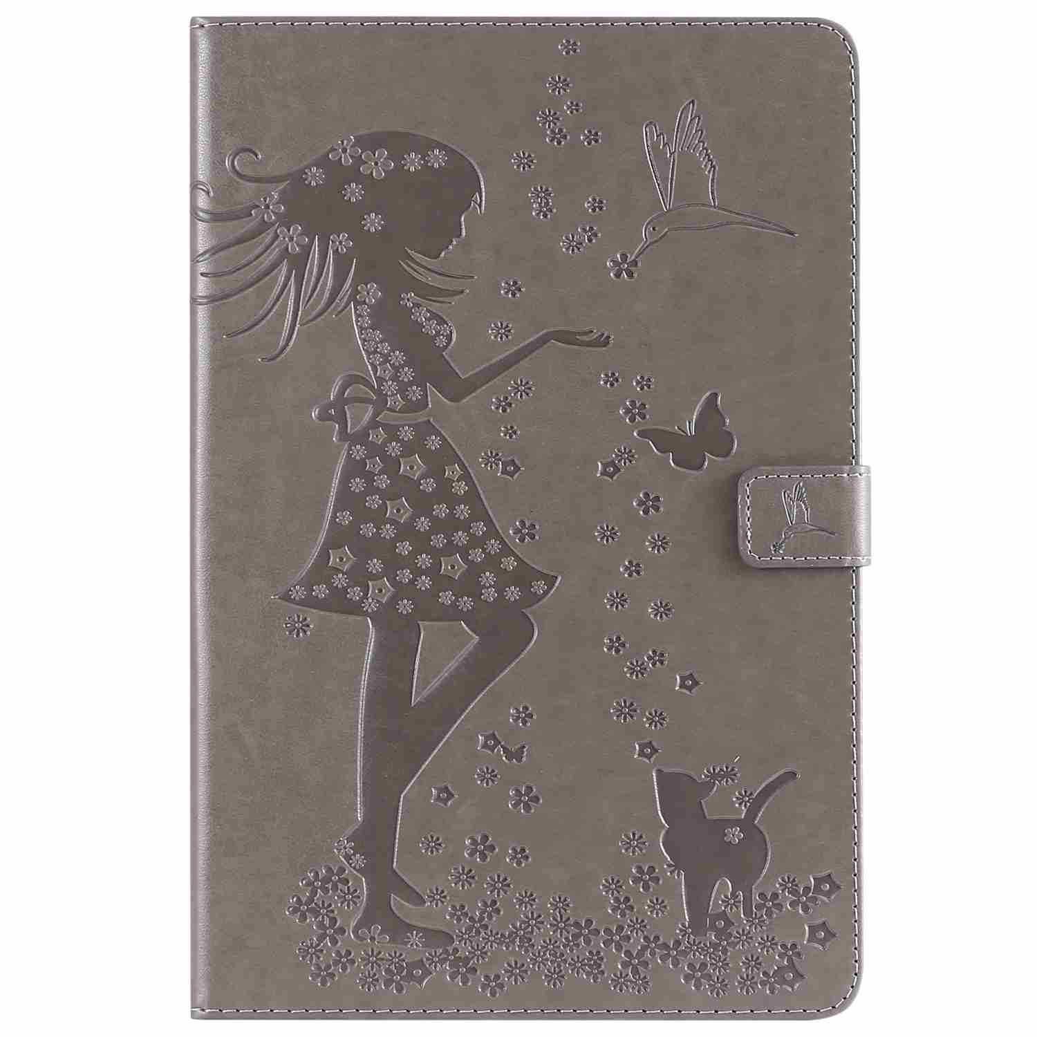 Case for Samsung Galaxy Tab S4 10.5 T830 T835, Card Slot Shockproof PU Leather Case Flip Wallet Protective Cover