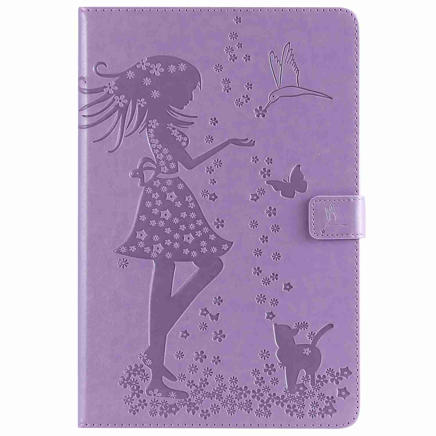 Case for Samsung Galaxy Tab S4 10.5 T830 T835, Card Slot Shockproof PU Leather Case Flip Wallet Protective Cover
