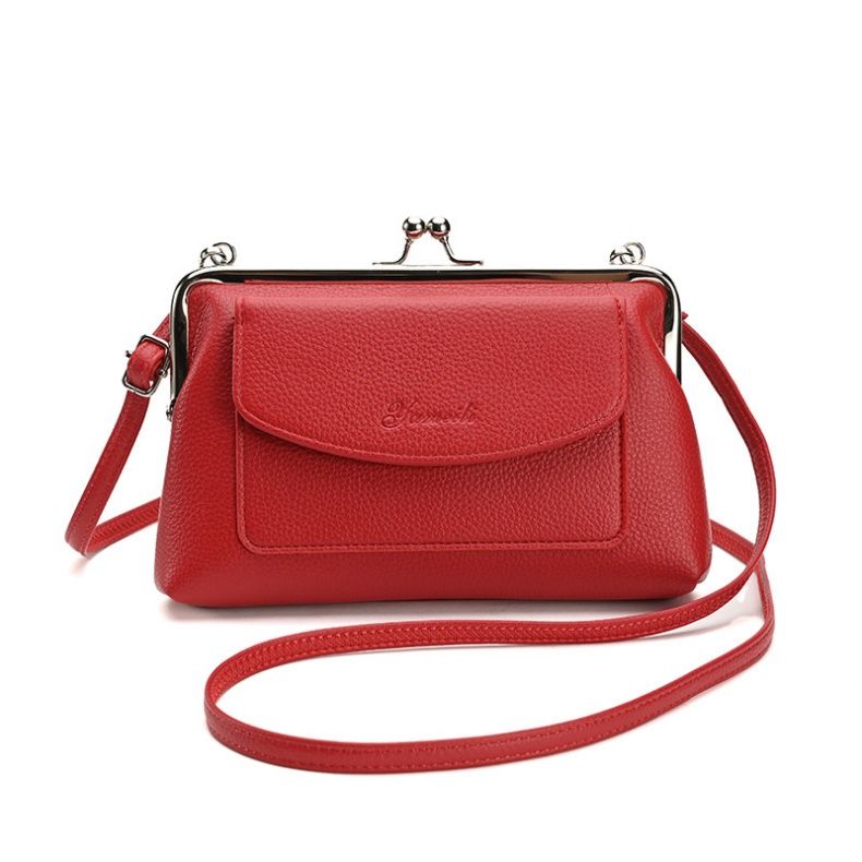 Universal Fashion Lady PU Phone Wallet Shoulder Bag Adjustable Strap Mini Crossbody Bags