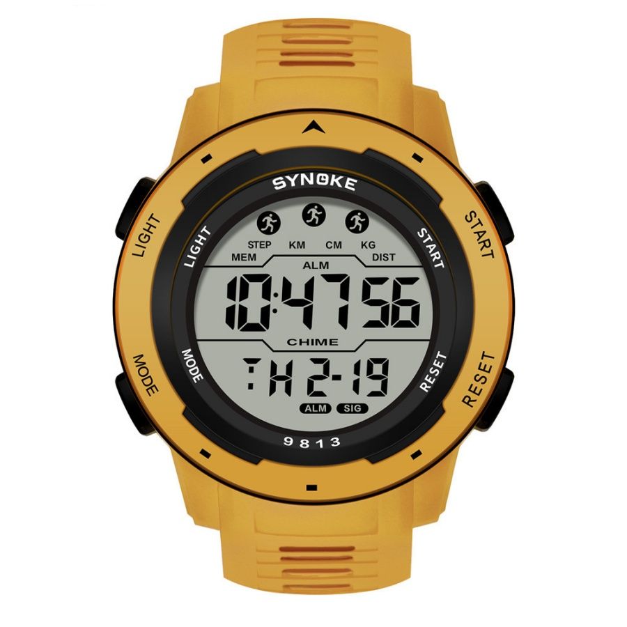 Fashion Men Multi-functional Sport Watch Outdoor Waterproof Week Date Display Digital Watches with Alarm Clock & Stopwatch Function