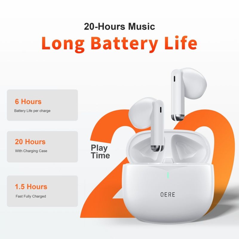 Ture Wireless Earbuds TWS Bluetooth 5.3 Stereo Game Earphone HIFI Noise Reduction Music Headphone