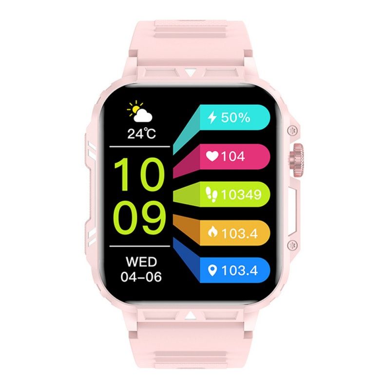 New L81 1.95 Inch Large Screen Smart Watch Outdoor IP 68 Waterproof Bluetooth Calling Sport Watches Health Monitoring Smartwatch
