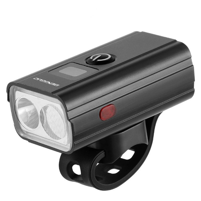 Rechargeable Al Alloy Bicycle Front Light Outdoor Night Riding Illuminated Headlights Safe Riding Waterproof Bike Lamps