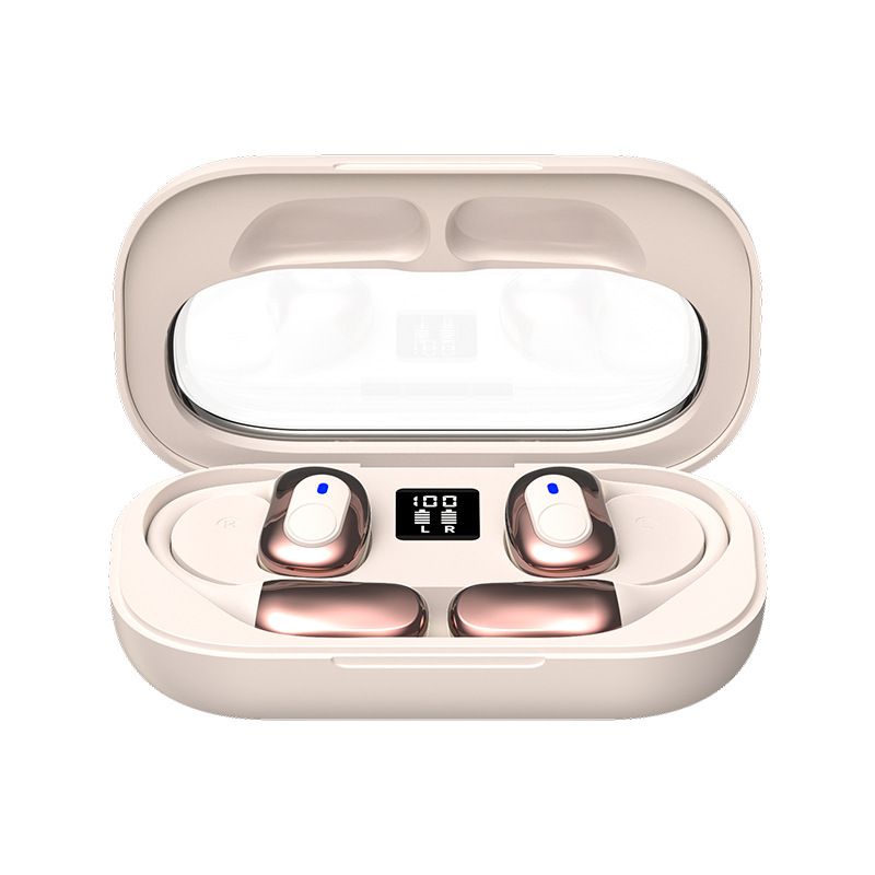Ear Hook Sport Earphone Bluetooth 5.4 True Wireless Stereo Headset LED Battery Level Display Music Headphone