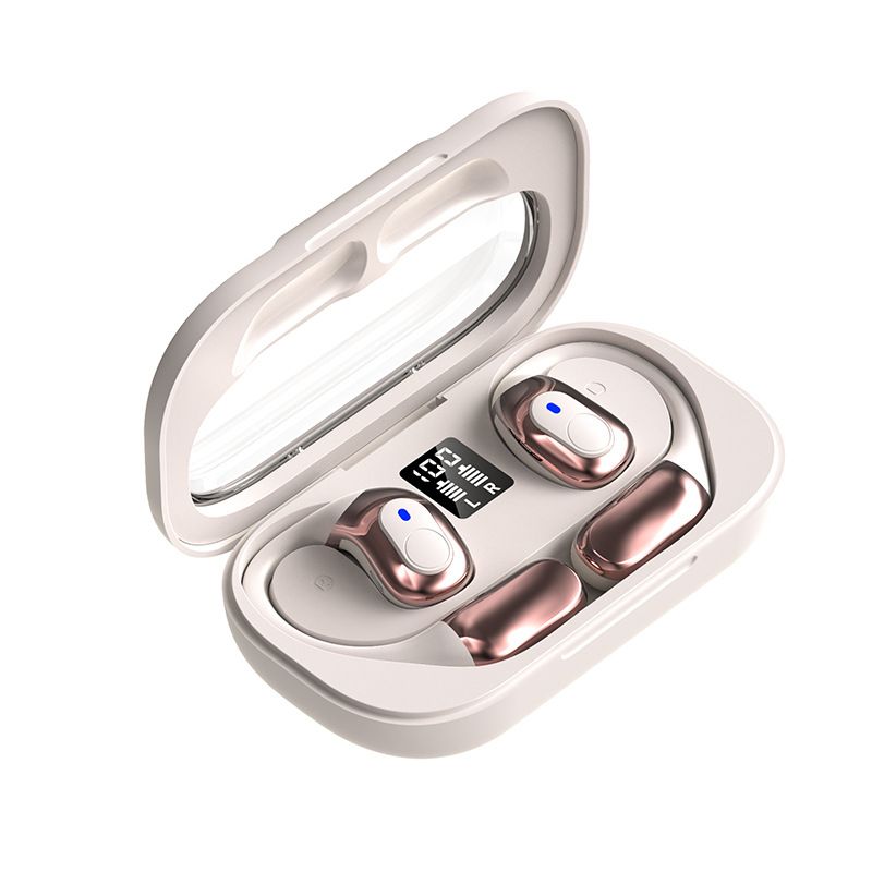 Ear Hook Sport Earphone Bluetooth 5.4 True Wireless Stereo Headset LED Battery Level Display Music Headphone