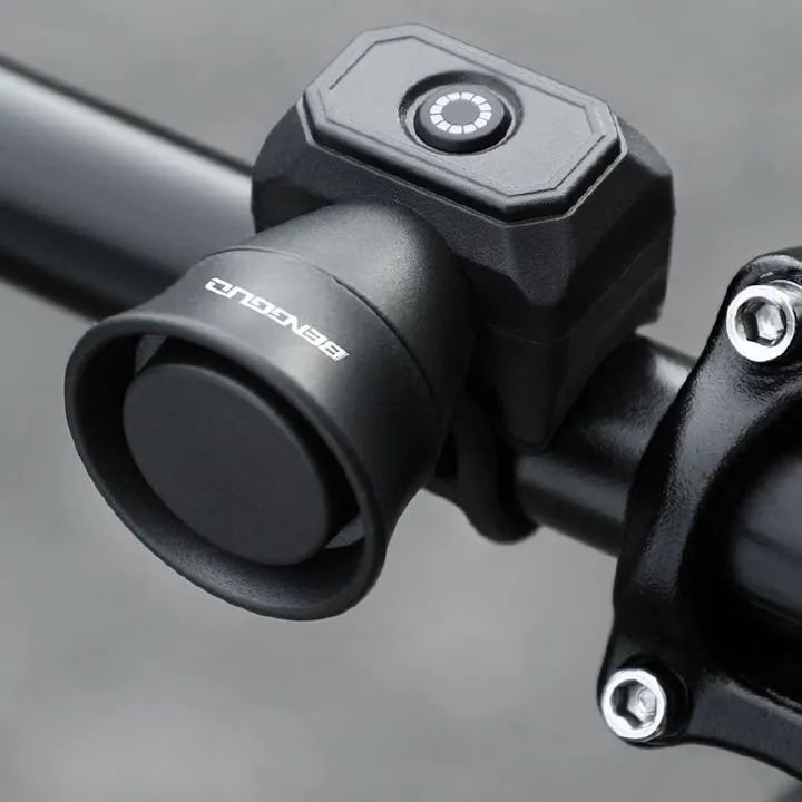 Outdoor Safe Riding Bike Bell 5 Modes Rechargeable Bicycle Electric Horn Clear Sound Cycling Alarm Bells