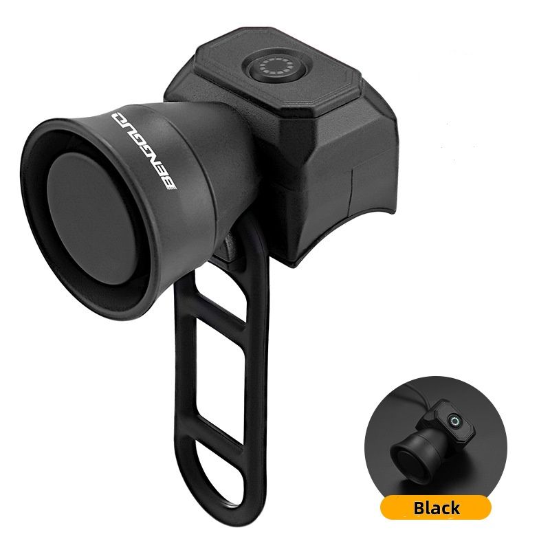 Outdoor Safe Riding Bike Bell 5 Modes Rechargeable Bicycle Electric Horn Clear Sound Cycling Alarm Bells