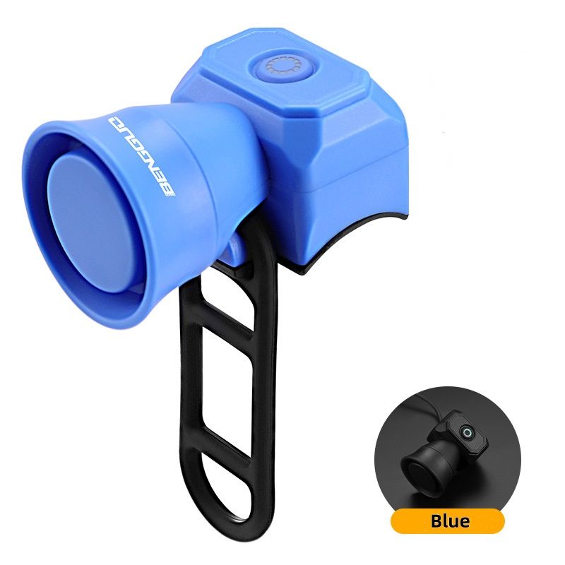 Outdoor Safe Riding Bike Bell 5 Modes Rechargeable Bicycle Electric Horn Clear Sound Cycling Alarm Bells