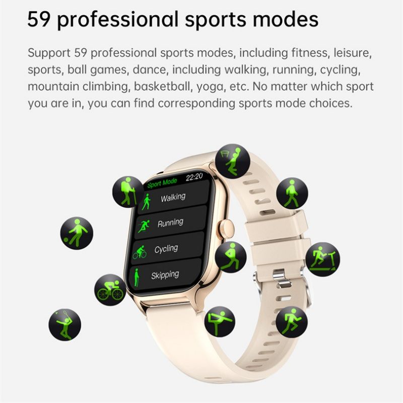 Z49 HD Large Screen Smart Watch Sport IP67 Waterproof Bluetooth Watch Health Monitoring Smartwatch