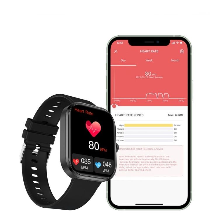 2.01 Inch HD Large Screen Smart Watch Outdoor Sport IP67 Waterproof Bluetooth Watches Health Monitoring Smartwatch