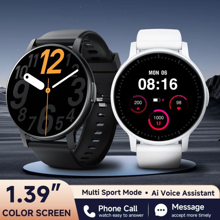 Outdoor Sport Smart Watch AI Voice Assistant Bluetooth Calling Watches Health Monitoring Smartwatch