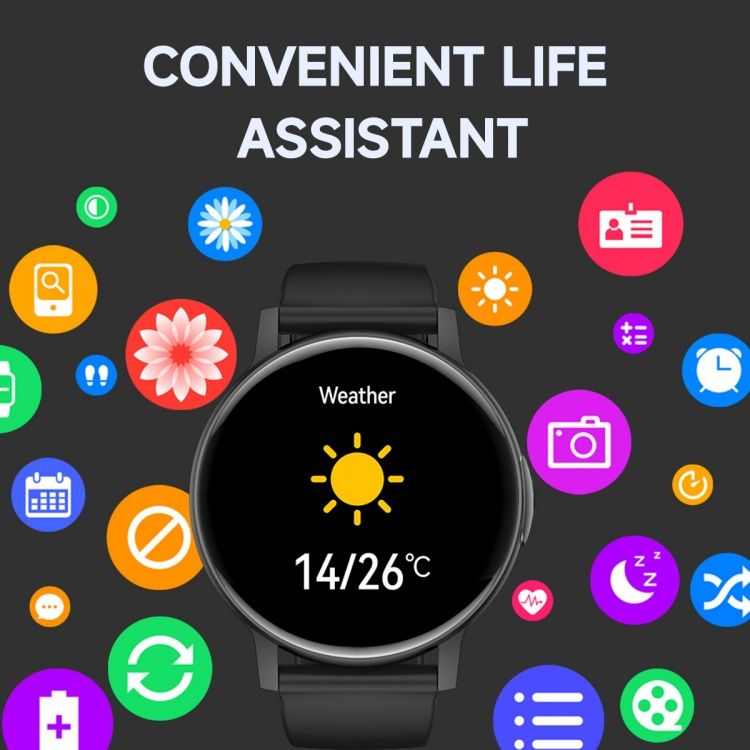 Outdoor Sport Smart Watch AI Voice Assistant Bluetooth Calling Watches Health Monitoring Smartwatch