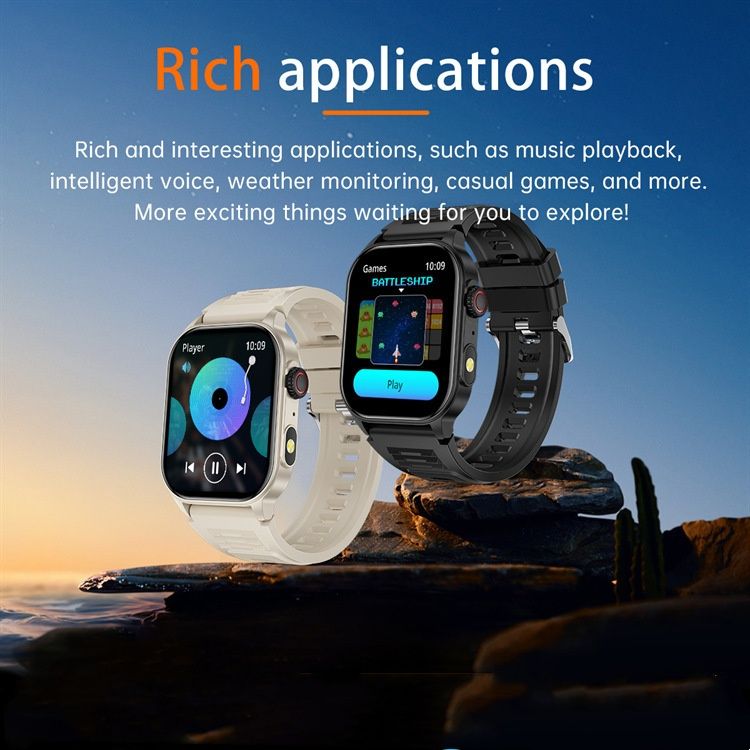2.01 Inch HD Large Screen Smart Watch Outdoor Sport Monitoring Bluetooth Calling Watches Health Monitoring Smartwatch