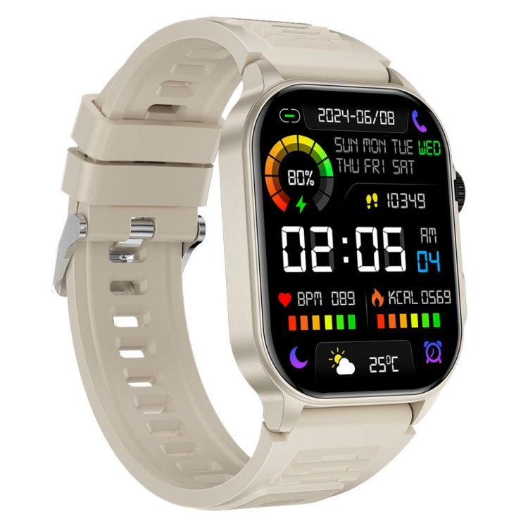 2.01 Inch HD Large Screen Smart Watch Outdoor Sport Monitoring Bluetooth Calling Watches Health Monitoring Smartwatch