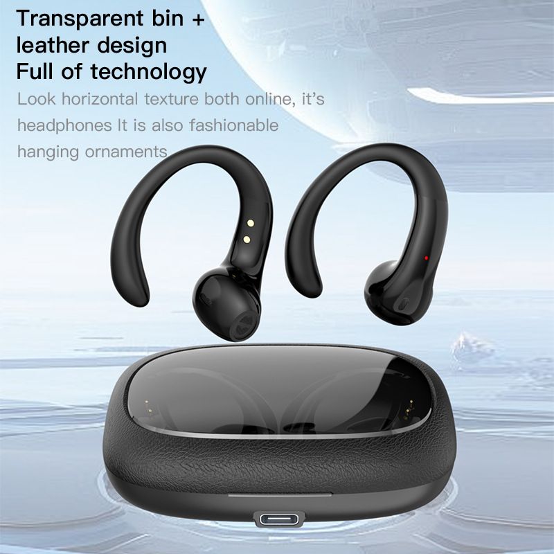 New Design Ear Hook Bluetooth Earphone True Wireless TWS Sport Headset HIFI Stereo Music Headphone