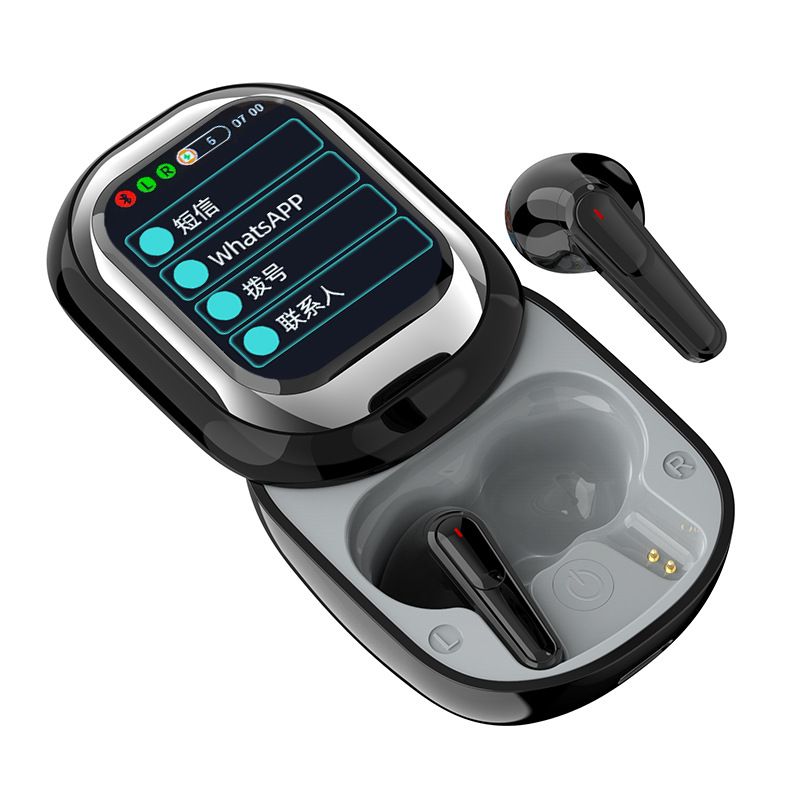 New Design Slide Cover Bluetooth 5.4 Earphone Smart True Wireless Touch Screen TWS Earbuds HIFI ENC Noise Reduction Stereo Music Headphone