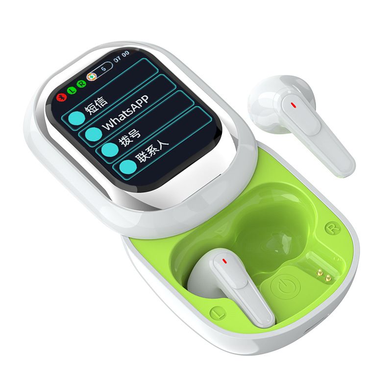 New Design Slide Cover Bluetooth 5.4 Earphone Smart True Wireless Touch Screen TWS Earbuds HIFI ENC Noise Reduction Stereo Music Headphone