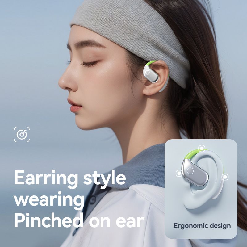 New Design Ear Hook Bluetooth 5.4 Earphone True Wireless Sport OWS Bluetooth Headset HIFI Stereo Noise Cancelling Music Headphone