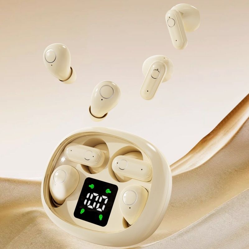 2-In-1 Two Pairs of Earphone True Wireless Bluetooth TWS Earbuds HIFI Stereo Music Couple Headphone