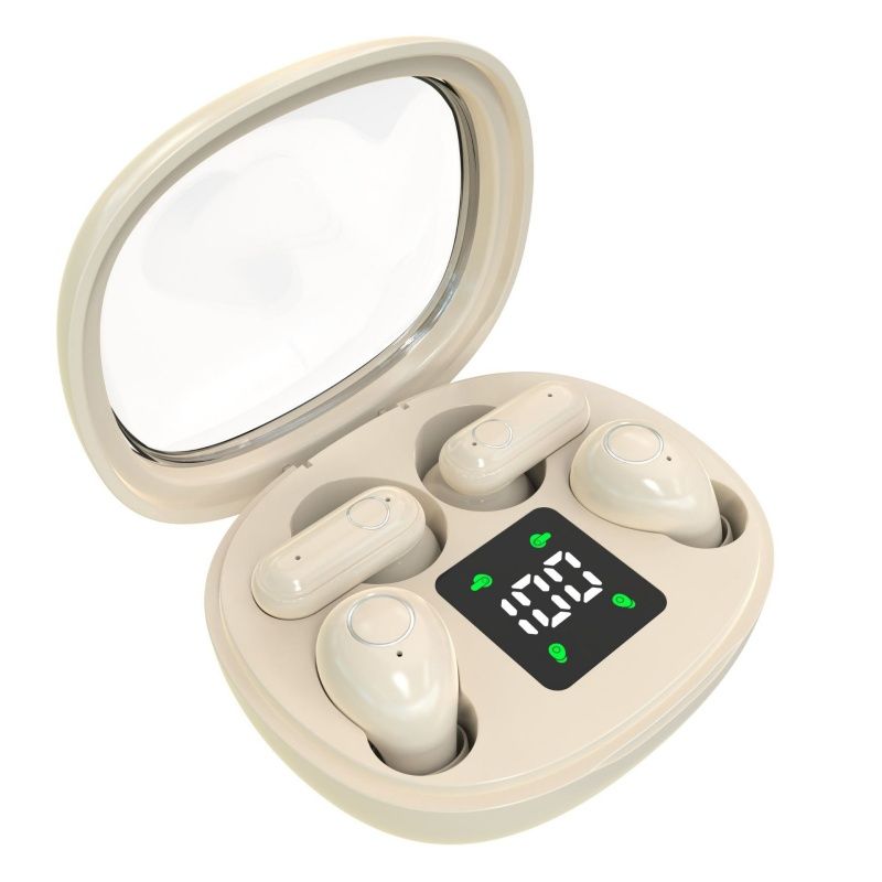 2-In-1 Two Pairs of Earphone True Wireless Bluetooth TWS Earbuds HIFI Stereo Music Couple Headphone