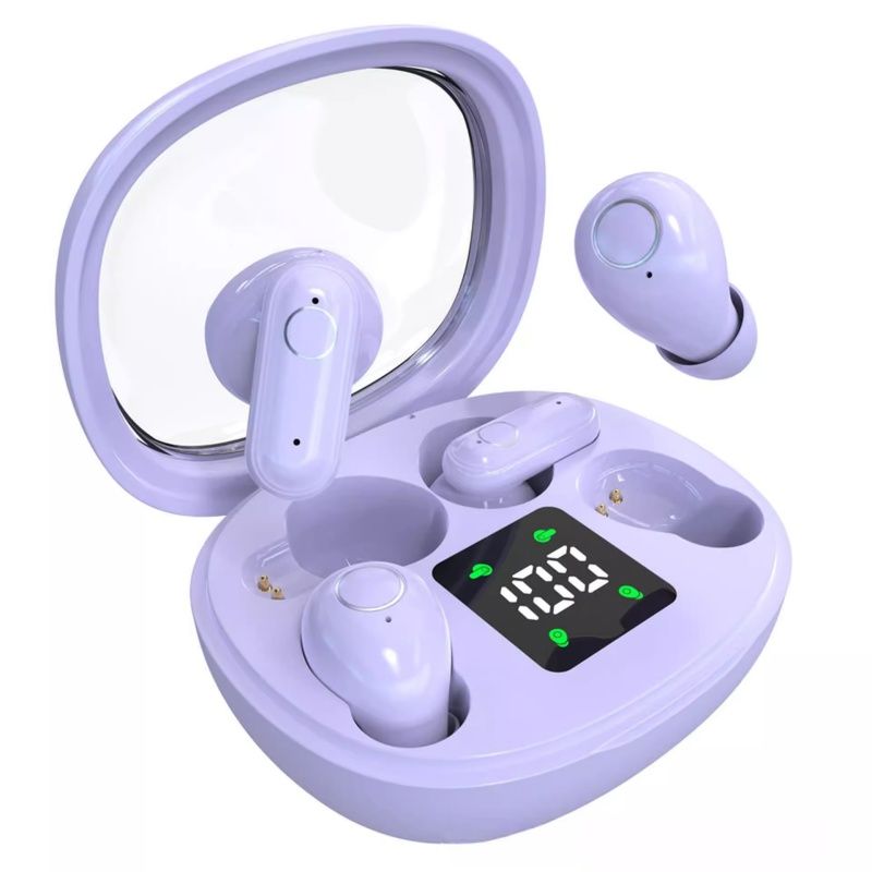 2-In-1 Two Pairs of Earphone True Wireless Bluetooth TWS Earbuds HIFI Stereo Music Couple Headphone