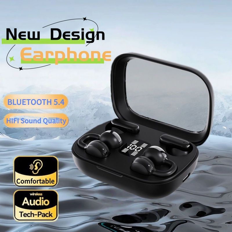 2-In-1 Two Pairs of Earphone True Wireless Bluetooth TWS Earbuds HIFI Stereo Music Couple Headphone