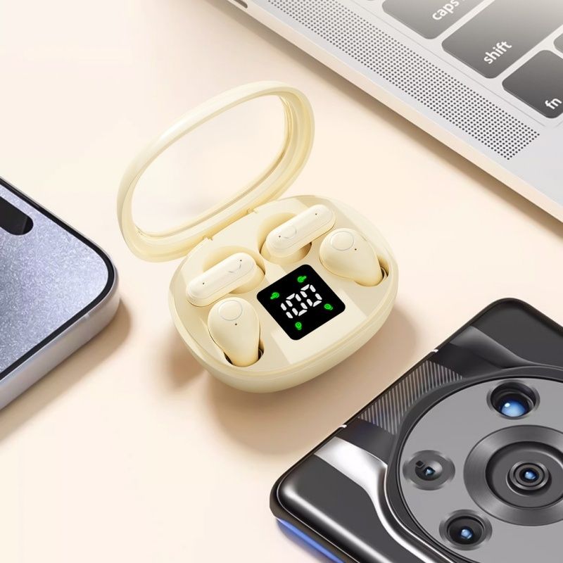 2-In-1 Two Pairs of Earphone True Wireless Bluetooth TWS Earbuds HIFI Stereo Music Couple Headphone