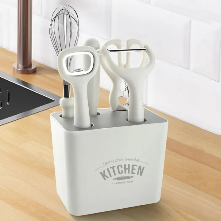 6PCS Kitchen Gadgets Set Stainless Steel Utensils Fruit And Vegetable Peeler Multiple-Function Gadgets Paring Knife Scissor