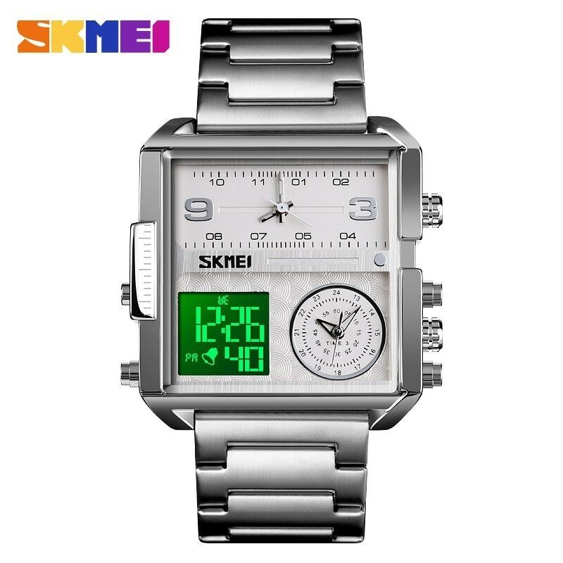 SKMEI Sports Watches Men Top Luxury Waterproof Wristwatch Men Quartz Watches Analog Digital Watches Business Watches