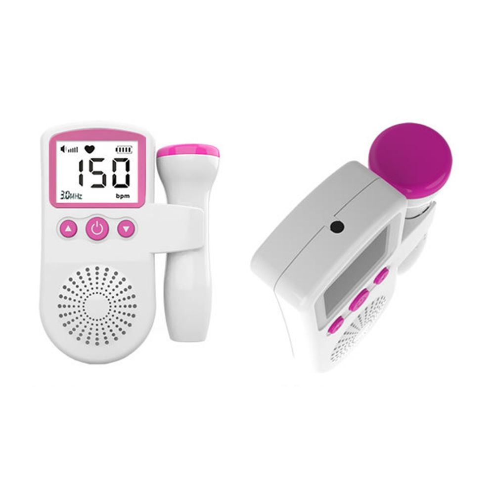Fetal Doppler Heart Beat Monitor Backlight LCD Probe Baby Heart Beat Monitor  Prenatal Monitoring Devices