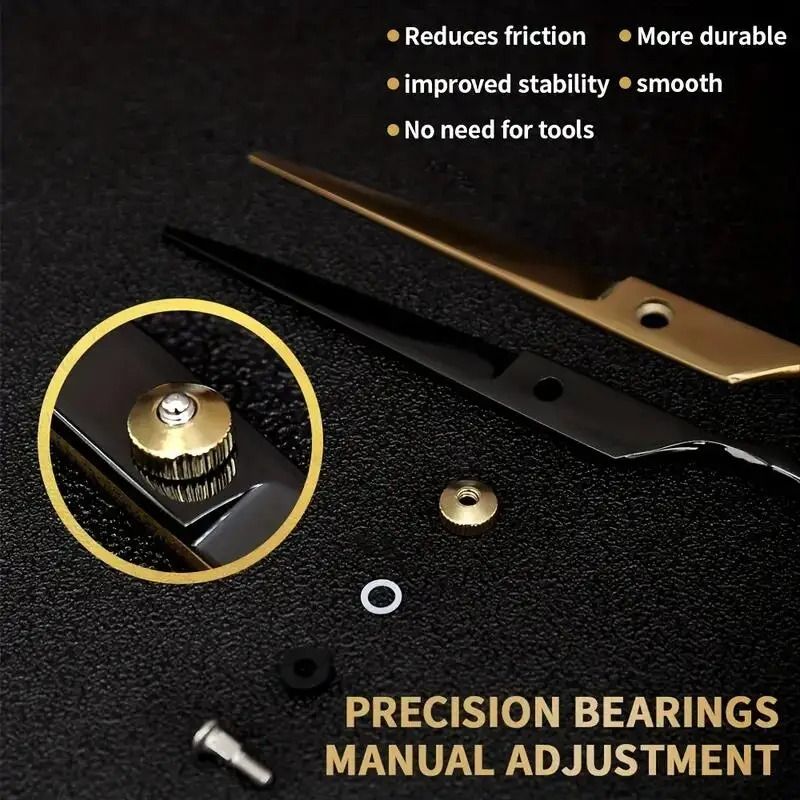 8Pcs Set 6.0'' Professional Hair Scissors Hairdressing Cutting Thinning Combs Haircut Shears Barbers Razor Stainless Steel