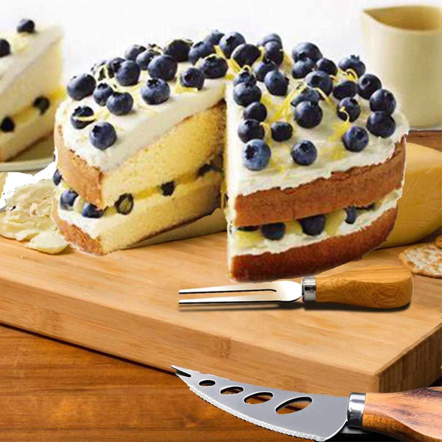 Six Piece Set of Cheese Knife Box Stainless Steel Cheese Knife Set of Six Piece Cheese Knife Cheese Knife Set