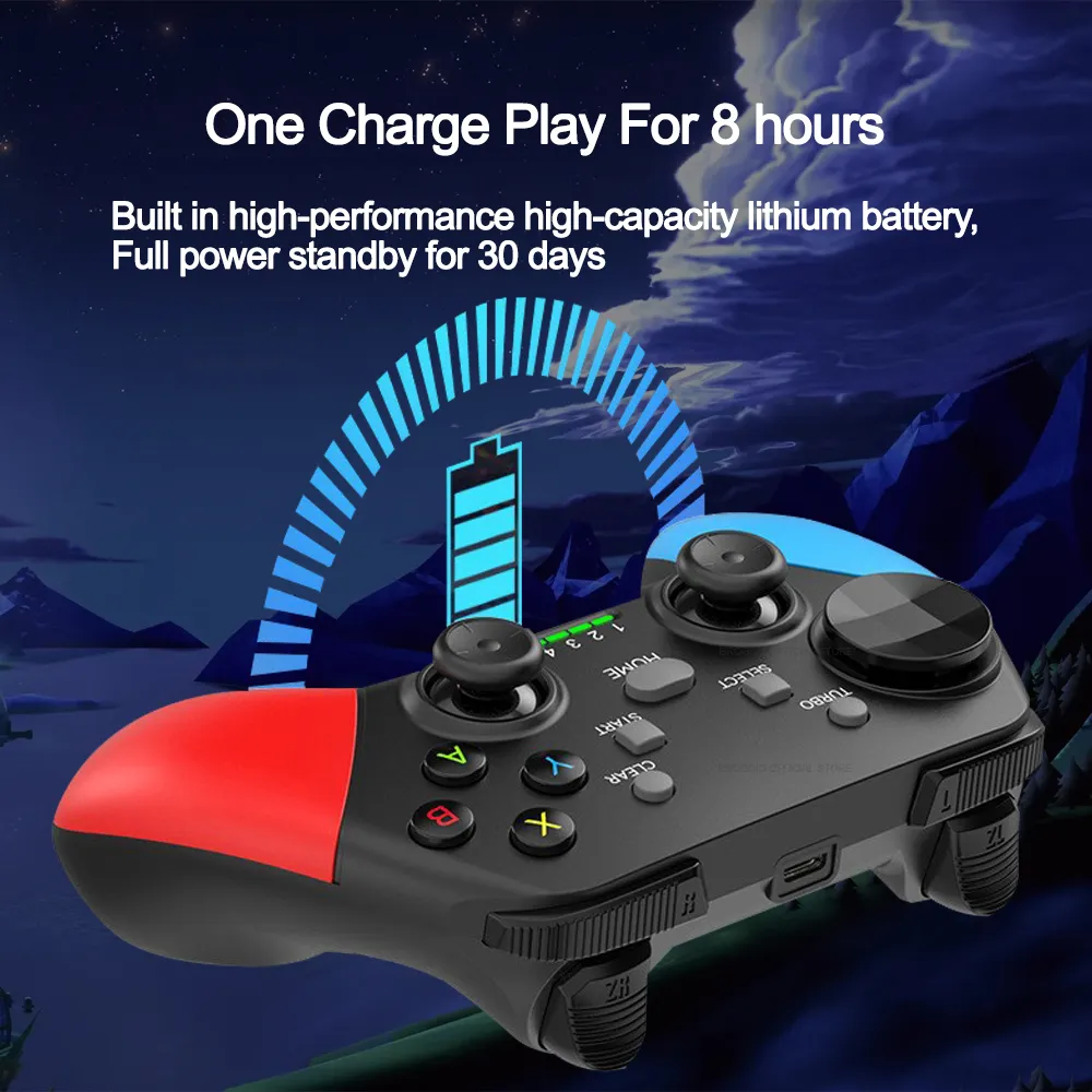 Mobile Game Handle Android Phone Bluetooth Gamepad Joystick Portable Wireless Controller Game Player