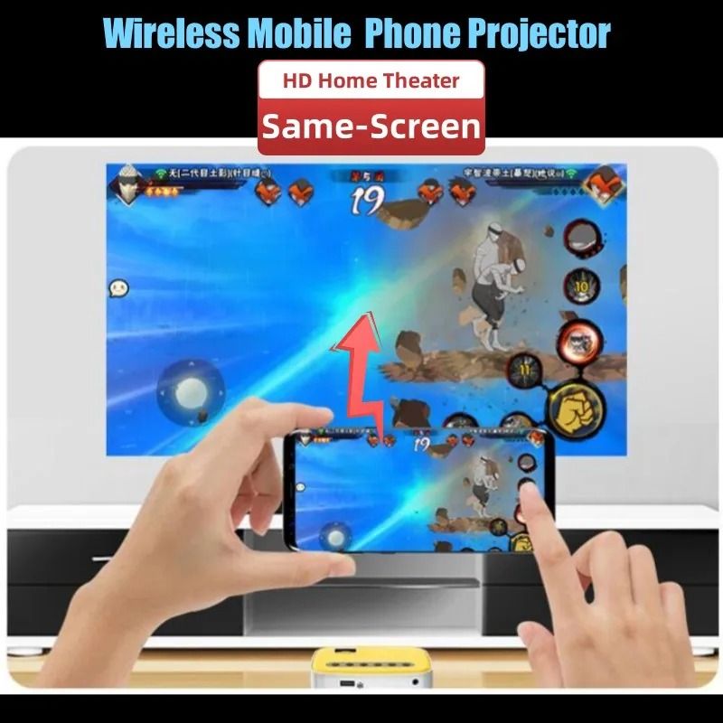 Portable Mini LED 320x240 Pixels 600 Lumens Projector Home Media Player Built-in Speaker