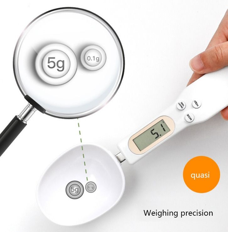 Electronic Kitchen Scale 500g 0.1g LCD Digital Measuring Food Flour Digital Spoon Scale Mini Kitchen Tool for Milk Coffee Scale