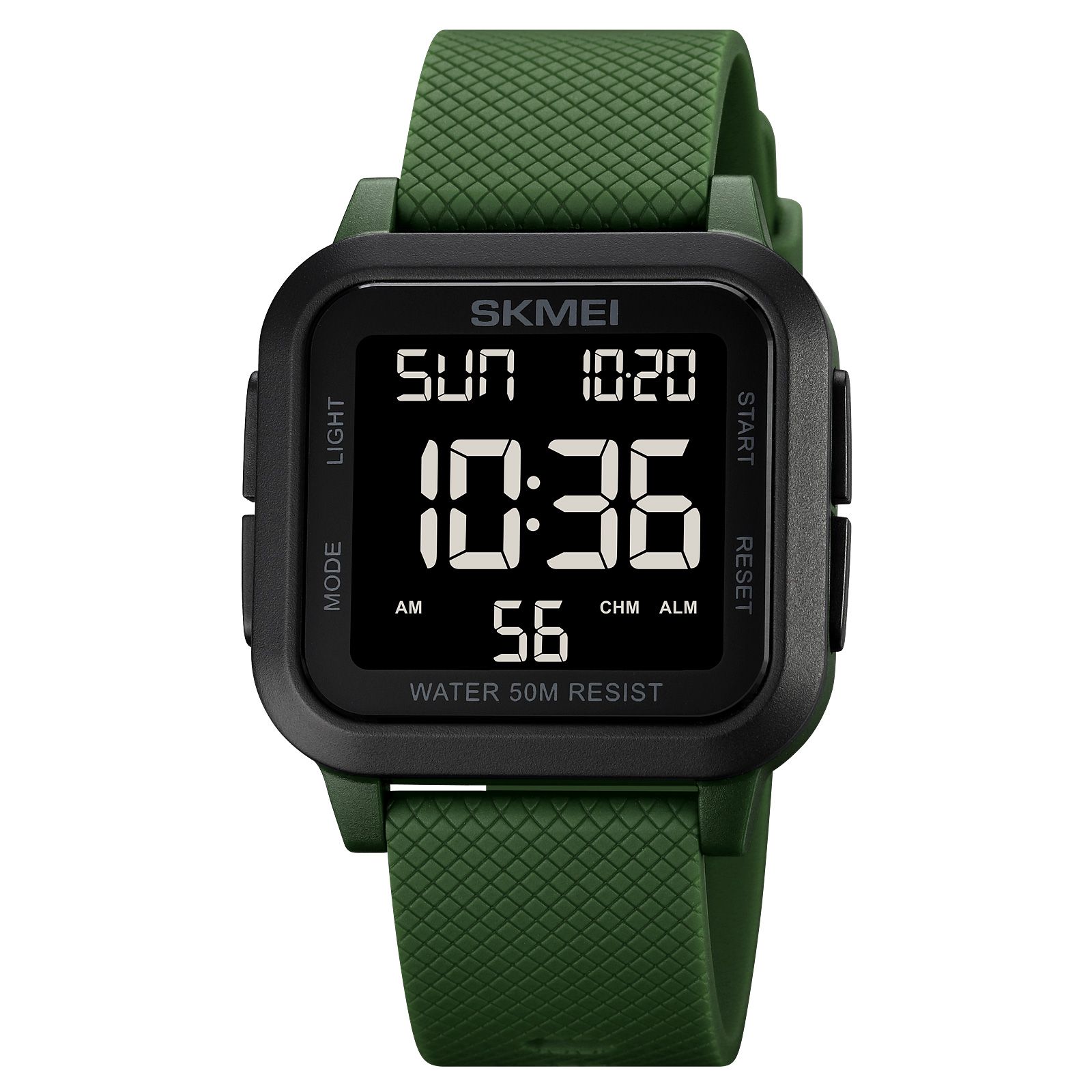 SKME 1894I Japan Digital movement Mens Sport Watches Military Countdown Alarm Clock 5Bar Waterproof LED Light Wristwatch