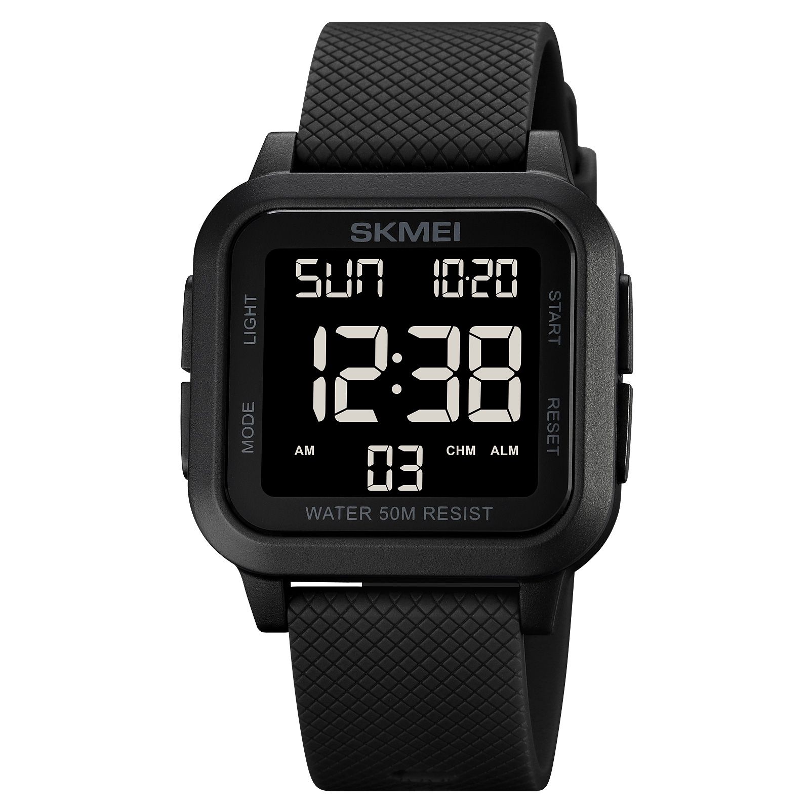 SKME 1894I Japan Digital movement Mens Sport Watches Military Countdown Alarm Clock 5Bar Waterproof LED Light Wristwatch