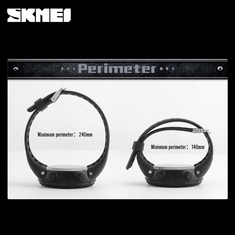 SKMEI 1251 Waterproof Digital Watch for Men Sport Countdown Electronic Wristwatches Mens Military LED Clock