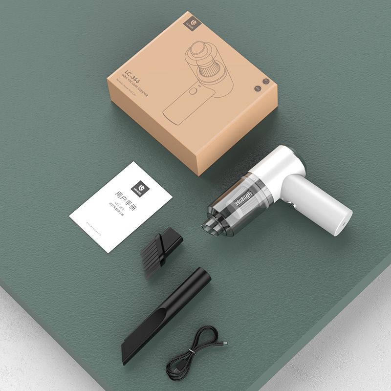 9000Pa Wireless Car Vacuum Cleaner USB Charging 1200mAh Portable Cleaning Appliance Mini Wet and Dry Vacuum Cleaner Household