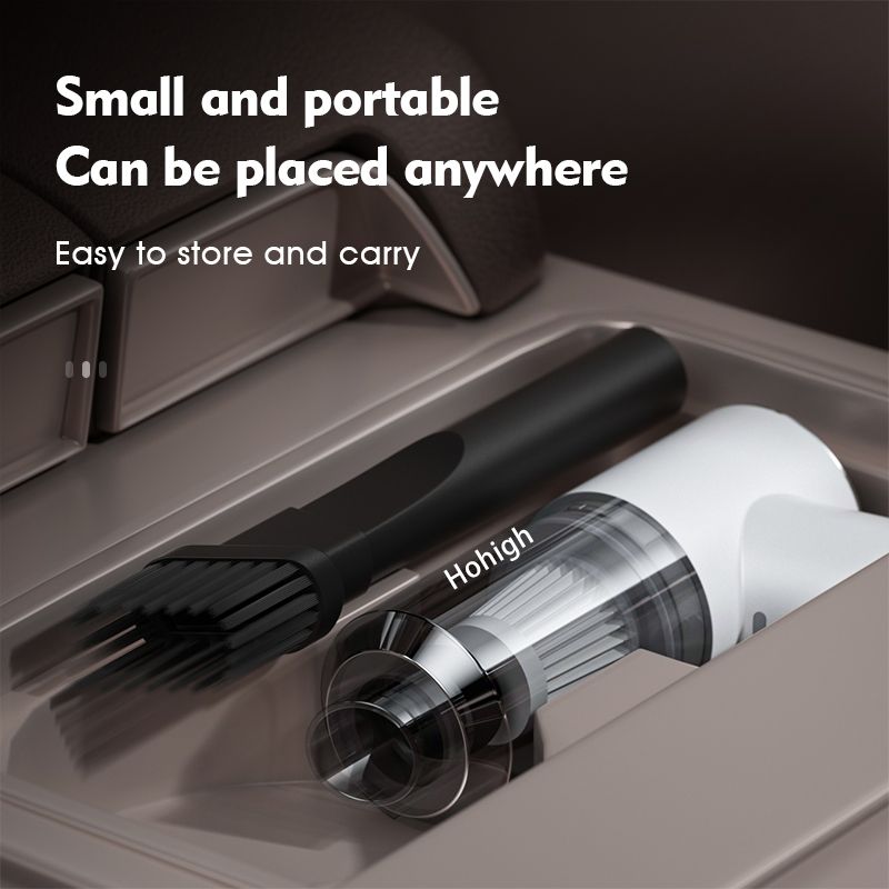 9000Pa Wireless Car Vacuum Cleaner USB Charging 1200mAh Portable Cleaning Appliance Mini Wet and Dry Vacuum Cleaner Household