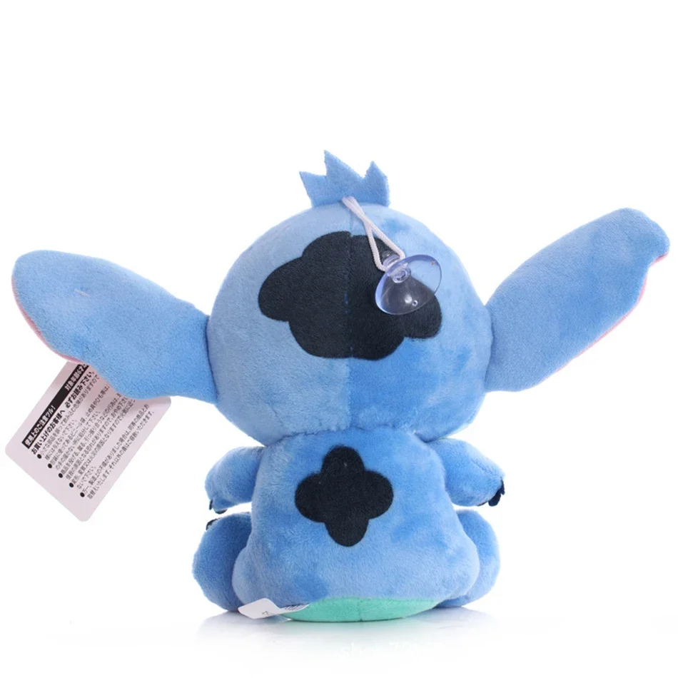 18CM Lilo & Stitch Plush Toys Pink Lilo Blue Stitch Stuffed Plush Dolls Pendant Toys Models Cute Boy Girl Birthday Gift