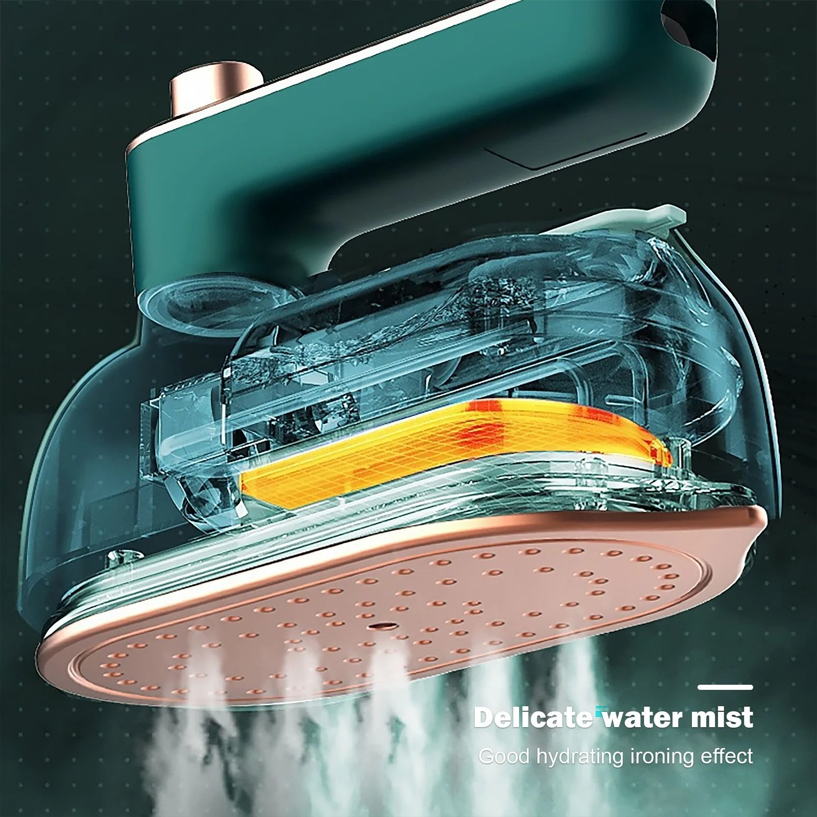 Professional Mini Wet Dry Ironing Machine Heat Press Machine Portable Electric Iron Steamer Handheld Travel Garment Steamers For Home Dormitory Travel