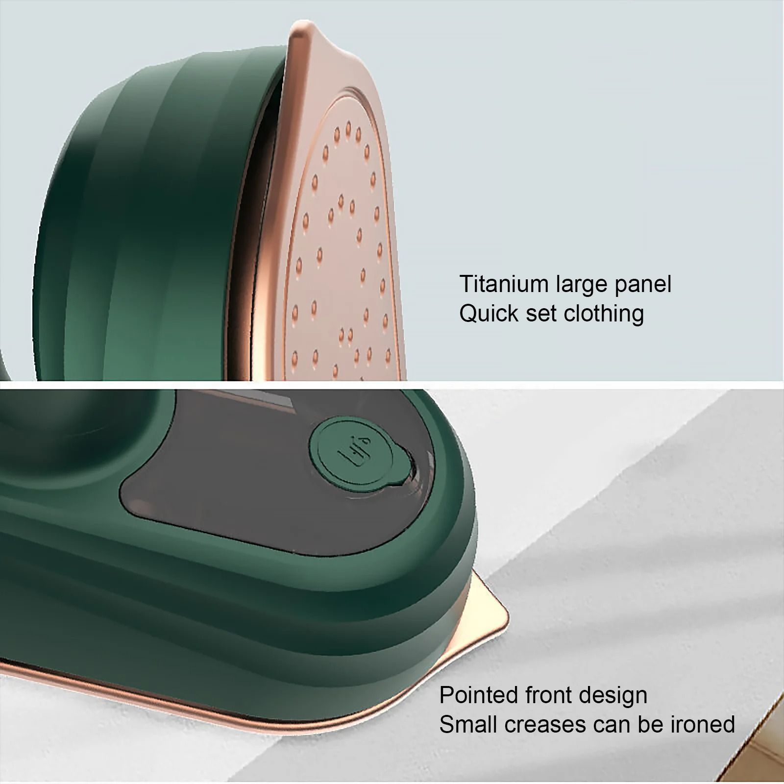 Professional Mini Wet Dry Ironing Machine Heat Press Machine Portable Electric Iron Steamer Handheld Travel Garment Steamers For Home Dormitory Travel