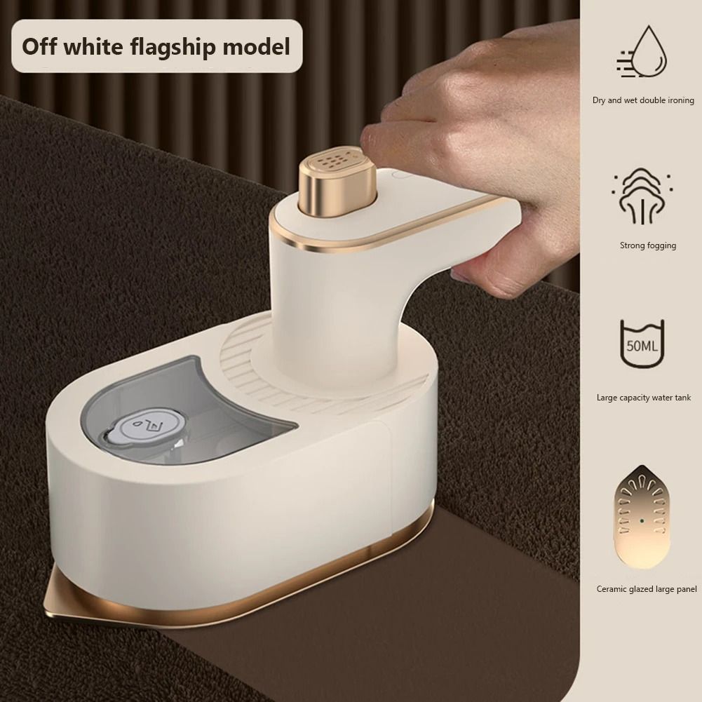 Professional Mini Wet Dry Ironing Machine Heat Press Machine Portable Electric Iron Steamer Handheld Travel Garment Steamers For Home Dormitory Travel