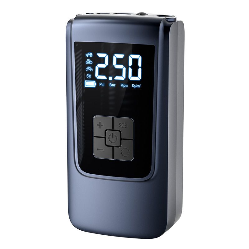 Wireless Car Air Pump Portable Air Compressor Electric Tire Inflator with LCD Digital Display for Car Motorcycles Bicycle Ball
