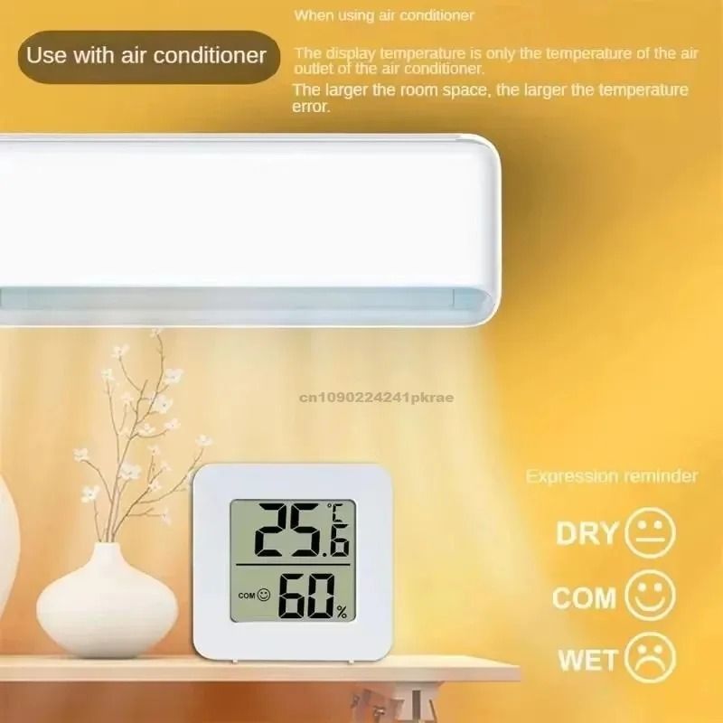 Digital Thermometer Hygrometer Indoor Mini Temperature LCD Electronic Monitor Hygrometer Outdoor Room Baby